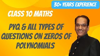 Questions on zeros of quadratic polynomials  Class 10 Chapter 2 Polynomials  PYQ Polynomials [upl. by Stillman238]