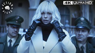 Bada Police Fight In Berlin  Atomic Blonde 4k HDR [upl. by Eniamrehs]