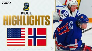 USA vs Norway FULL HIGHLIGHTS  2024 World Junior Championship [upl. by Clippard427]