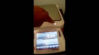 Ohaus Explorer EX2202 Balance Demo [upl. by Ayres]