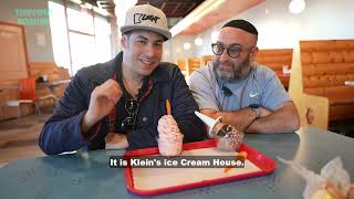 Tripping Kosher Ice Cream House  Klein’s Ice Cream  Borough Park Brooklyn NY [upl. by Shanney]