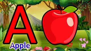 One Two Three  1 to 100 Counting  ABCD A for Apple 123 Numbers learn to Count [upl. by Eidnil]