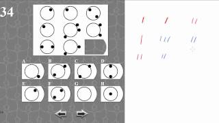 IQ TEST matrix 34 SOLVED AND EXPLAINED [upl. by Ailasor]