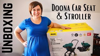 Doona UNBOXING amp SET UP  Car seat stroller combo from DOONA is it worth the money [upl. by Ymmat]