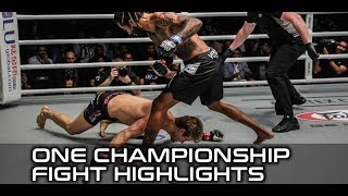 Sage Northcutt gets Face Planted in ONE Championship Debut Fight Highlights [upl. by Ajan548]