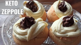 😋 ITALIAN KETO ZEPPOLA RECIPE lowcarb  Easy and delicious [upl. by Ronnoc]