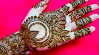 Latest simple arabic mehndi design  simple mehndi design  mehndi design  mehandi  mehndi [upl. by Chantalle256]