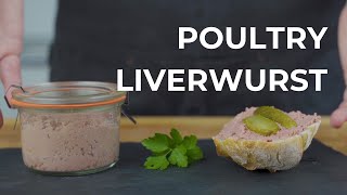 Make poultry liverwurst yourself  mild fine amp super tasty [upl. by Snowber]