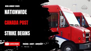 Nationwide Canada Post Strike Begins [upl. by Laura]