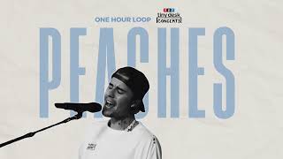 Peaches  Justin Bieber Live at NPR Tiny Desk Concert ONE HOUR LOOP [upl. by Negris978]