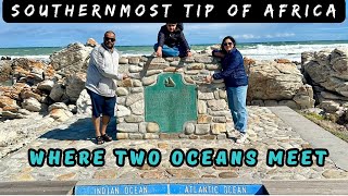 Cape Agulhas  where Indian ocean meets Atlantic ocean  Southernmost tip of Africa [upl. by Moorish967]