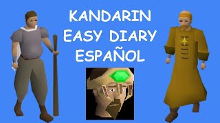 OSRS Kandarin EASY Diary Español [upl. by Cordy307]