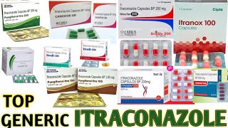 TOP ITRACONAZOLE GENERIC MEDICINE CAPSULE BRANDS IN INDIA itraconazole fungle antibiotics [upl. by Michal513]