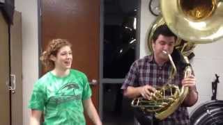 135 Play the VeggieTales song on the Tuba [upl. by Nwadrebma]