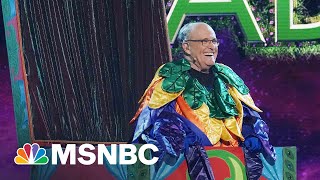 The Masked Singer Judge Walks Off Stage During Rudy Giuliani Unveiling [upl. by Emiolhs]