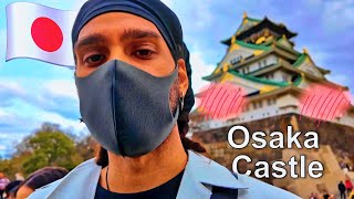 Is the Osaka Castle WORTH visiting 🇯🇵  Japan travel vlog [upl. by Hamilah]