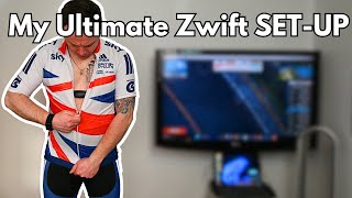 My ULTIMATE Zwift Indoor Cycling Setup [upl. by Ecinereb]