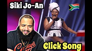 AMERICAN REACTS TO Siki JoAn – ‘The Click Song  Blind Audition  The Voice SA Season 3 🇿🇦 [upl. by Farica]