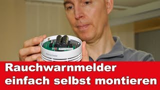 So werden Rauchmelder montiert [upl. by Durnan850]