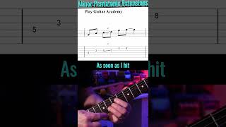 Minor Pentatonic Extensions 4  Across the Fretboard [upl. by Miarfe]