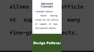 implement flyweight pattern  c  design patterns [upl. by Reyem]