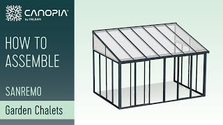 How to Assemble SanRemo™ SunroomPatio Enclosure  Canopia by Palram [upl. by Alilak]