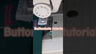 4 Step buttonhole tutorial with a brother JA1400 Sewing machine [upl. by Pelagias894]