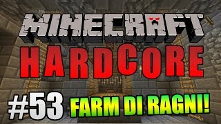 Minecraft Hardcore ITA Ep53  FARM DI RAGNI [upl. by Ader]