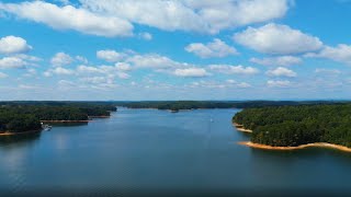 4K Drone Lake Hartwell State Park  South Carolina [upl. by Mosera]