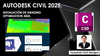 Autodesk Civil 3d 2025 Instalación de Grading Optimization 2025 [upl. by Pilloff]