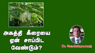 அகத்தி கீரையை ஏன் சாப்பிட வேண்டும் [upl. by Ahset]