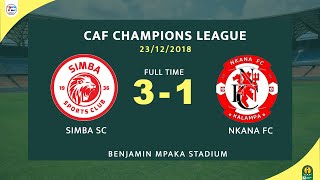 SIMBA SC 3  1 NKANA FC  Full Match [upl. by Eneja603]