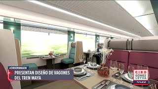 Así serán los vagones del Tren Maya  Noticias con Ciro Gómez Leyva [upl. by Amy]