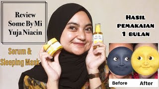 REVIEW SERUM amp SLEEPING MASK SOME BY MI YUJA NIACIN Skincare Pencerah dan Penghilang Bekas Jerawat [upl. by Brandi895]