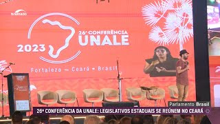 Parlamentares e servidores do Legislativo se reuniram na 26ª Unale em Fortaleza Audiodescrição [upl. by Samal]