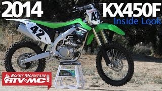 2014 Kawasaki KX450F Inside Look [upl. by Quent]