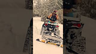 ATV with Tracks snow grooming [upl. by Deron]