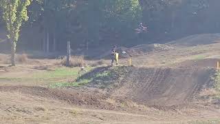 250B Moto 2 Mid America Series Round 5 Sweeney MX 1st place finish [upl. by Hanahsuar661]