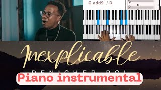 🔴PIANO DEL INEXPLICABLE🎹armonia y acompanamientopiano clasesdepiano [upl. by Noislla]