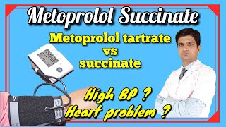 Metoprolol  Metoprolol 50 mg tablets  Metoprolol succinate  metoprolol tartrate vs succinate [upl. by Yecak694]