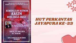 IBADAH HUT PERKANTAS JAYAPURA 29 JUNI 2024  GKKK KOTARAJA [upl. by Anahsed]