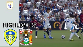 Leeds United vs Coventry Highlights  EFL Championship 2425 [upl. by Ettelrats]