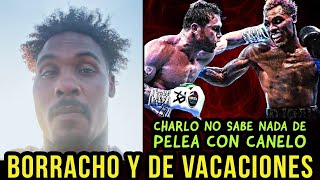 Jermall Charlo APARECE BORRACHO y se AUTODESCARTA para Canelo [upl. by Alliehs]