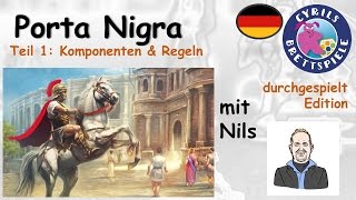 Cyrils Brettspiele  Porta Nigra S86E01  Komponenten amp Regeln [upl. by Pacifa]