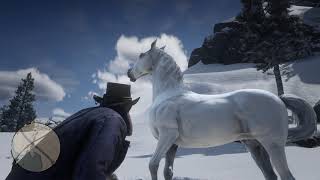 Red Dead Redemption 2 How To Get The White Arabian Horse Very Easy  Full Guide [upl. by Malcolm]