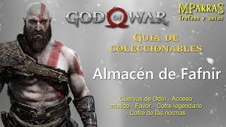 God of War 2018  Guía de coleccionables Almacén de Fafnir [upl. by Haase]