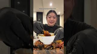 Seafood boil mukbang 🦞🦐🌽 [upl. by Yonita]