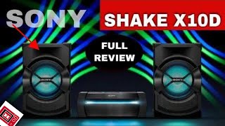 SONY SHAKE X10D HiFi Audio system  Review and Sound test [upl. by Holder998]