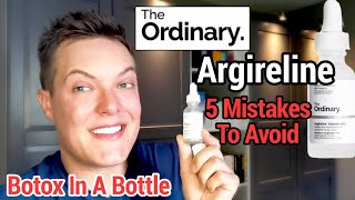 MAXIMUM ANTI AGING  How To Use The Ordinary Argireline Solution 10 [upl. by Ikeda]