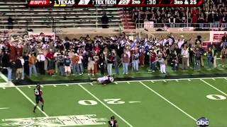 1 Texas vs 7 Texas Tech 2008 [upl. by Leinahtam]